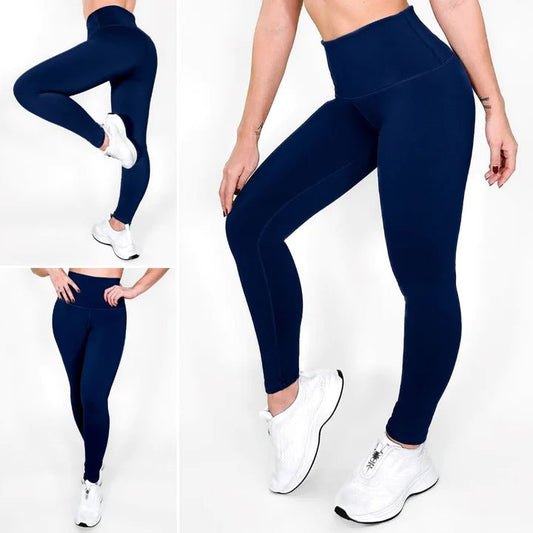 Azul Navy Mate | Leggins tela 100% Colombiana - tqmleggins