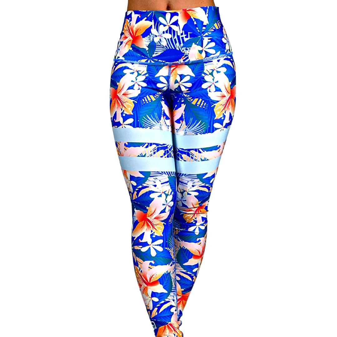 Azul Tropical | Leggins tela 100% Colombiana - tqmleggins